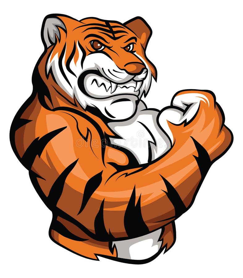 Tiger Mascot. 