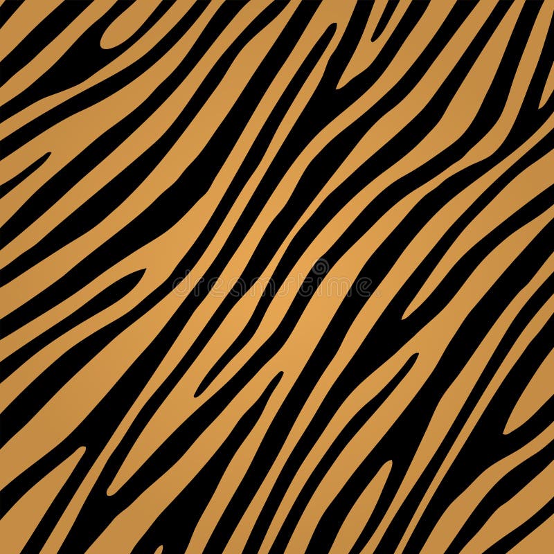 Tiger skin pattern stock vector. Illustration of safari - 25627979