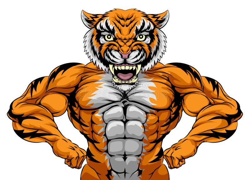 Retrato De Un Tigre En Un Traje De Chándal Y Guantes De Boxeo. Generado Por  Ai. Stock de ilustración - Ilustración de tigre, boxeo: 268268096