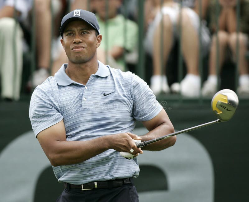 Tiger Woods a Doral a Miami immagine stock libera da diritti Tiger Woods a Doral a Miami immagine stock libera da diritti