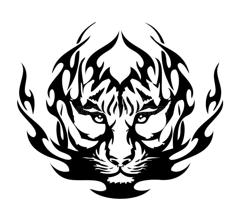 Tigre ilustração stock