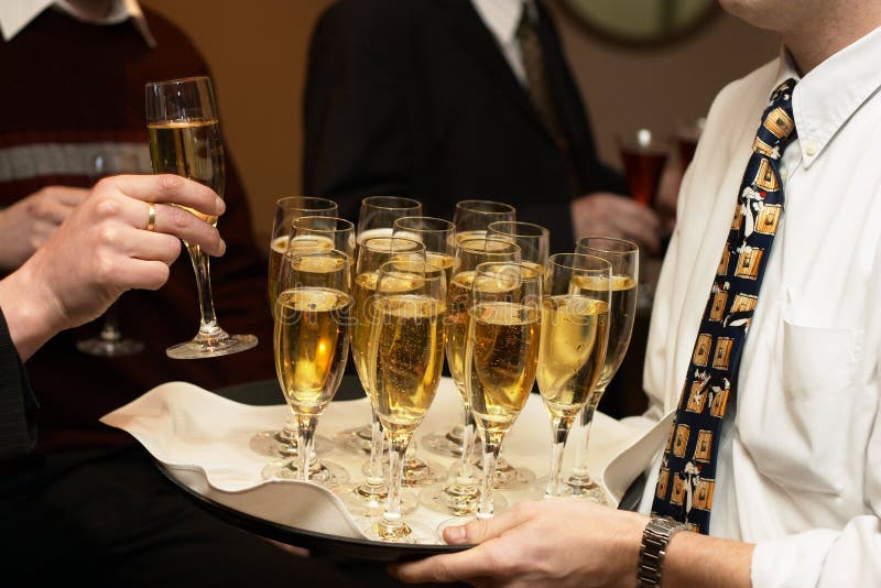 Tijd voor Champagne stock afbeelding Tijd voor Champagne stock afbeelding