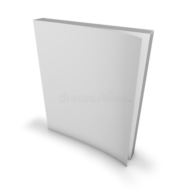 Magazine, catalog blank cover, 3d render. Magazine, catalog blank cover, 3d render.