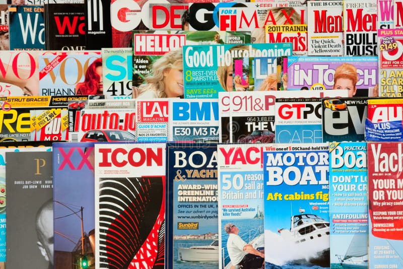 Tijdschriften stock afbeeldingen Tijdschriften stock afbeeldingen