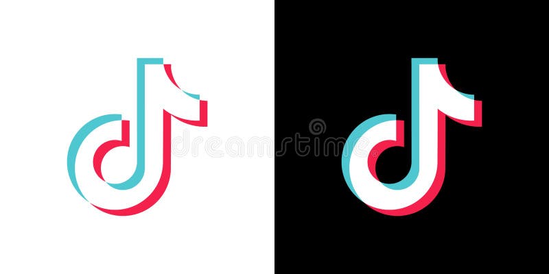 Tik Tok Icon. Social Media. Tik Tok Logo Design Editorial Photography -  Illustration of music, creative: 215343897