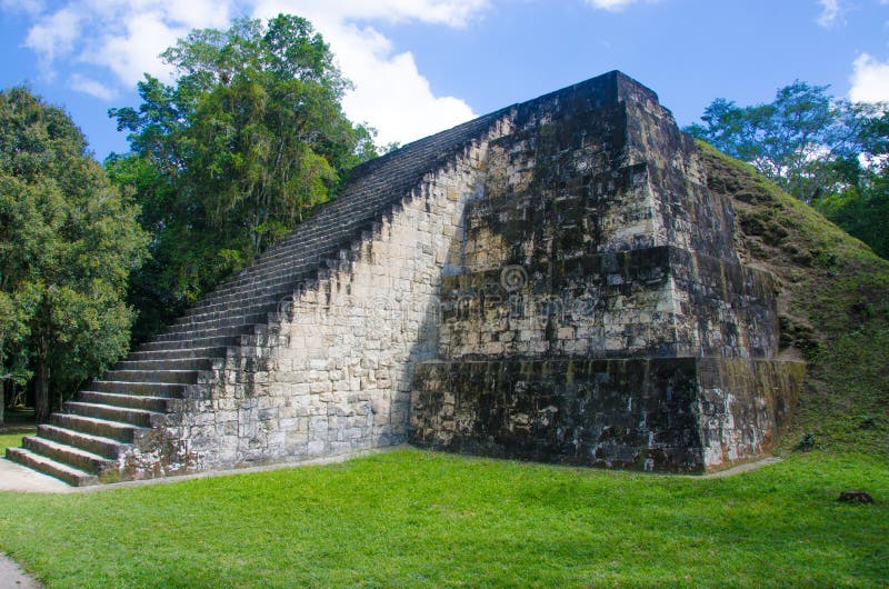 Tikal - Maya Ruins in the Rainforest of Guatemala Stock Image - Image ...