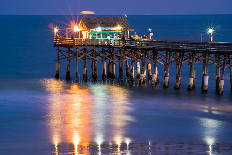 Tiki bar on the pier, Cocoa Beach