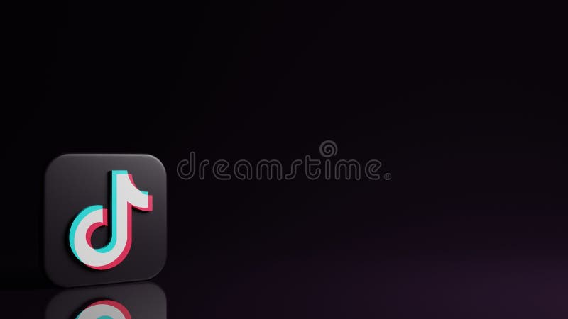 TikTok Banner for Portofolio Editorial Photo - Illustration of tiktok