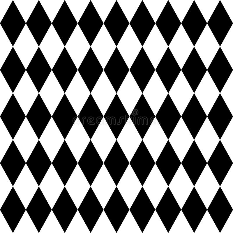 Tile black and white background or vector pattern for decoration wallpaper