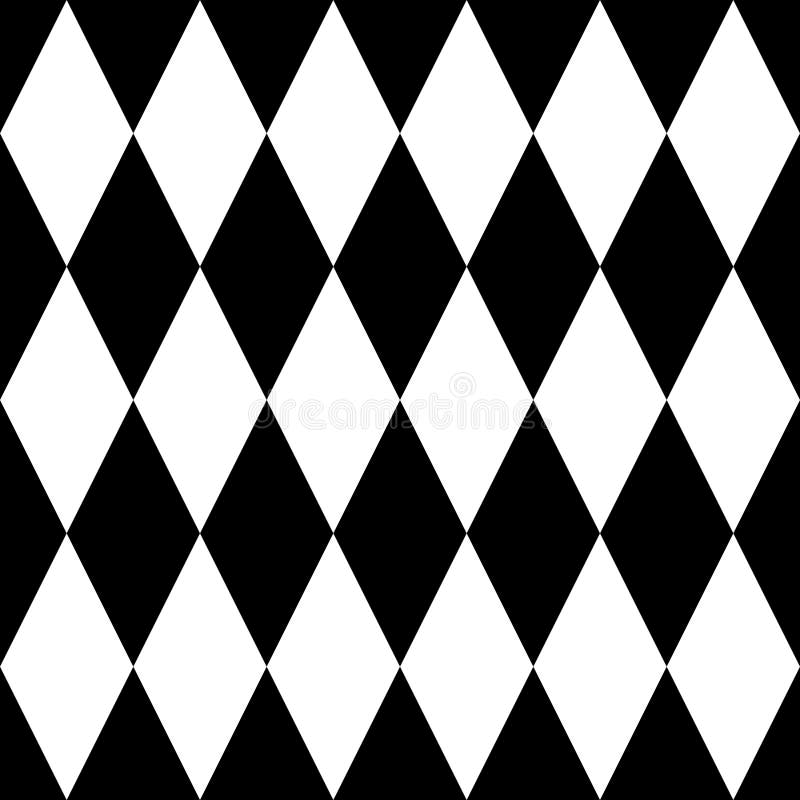 Tile black and white vector pattern or website background