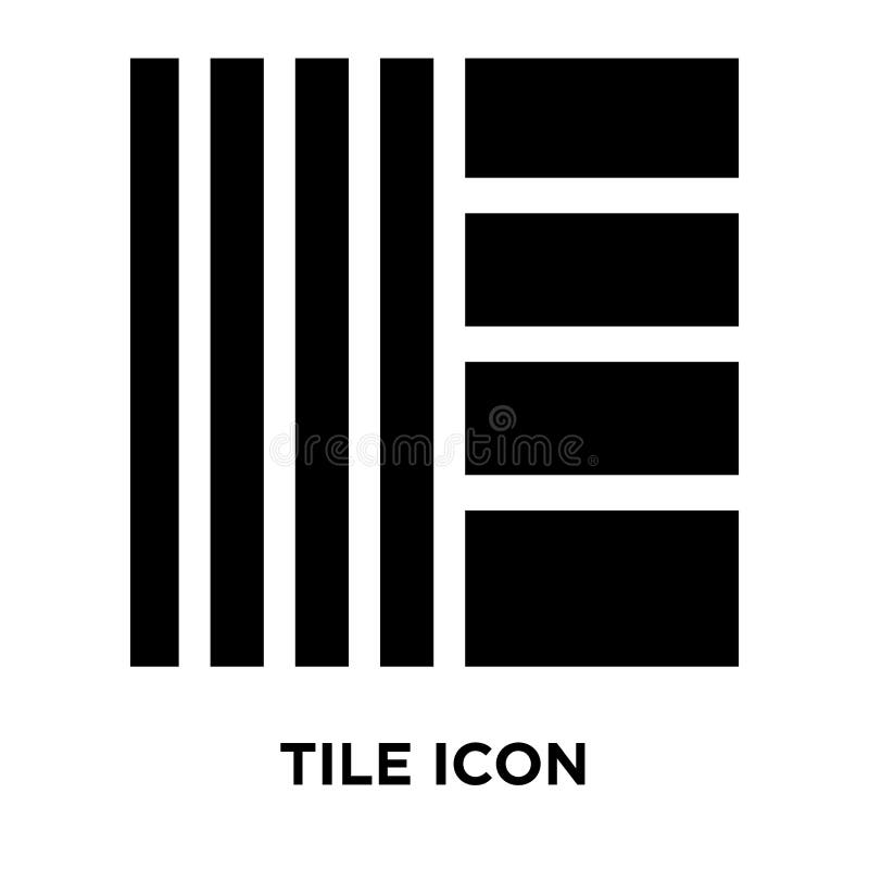Tile icon vector isolated on white background, logo concept of T vector illustration Tile icon vector isolated on white background, logo concept of T vector illustration