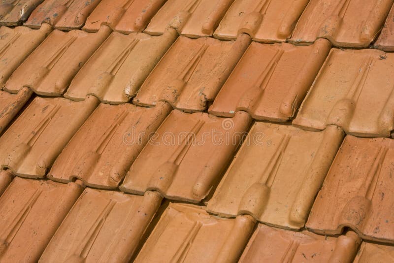 Tile Roof On A French Residence Picture. Image 3880060