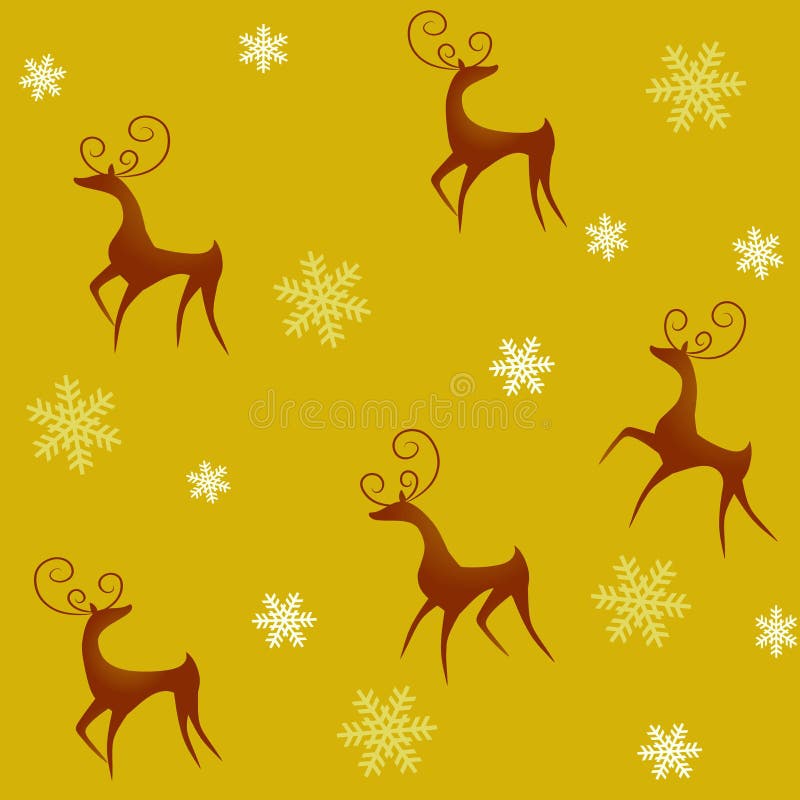 Tileable Reindeer Background