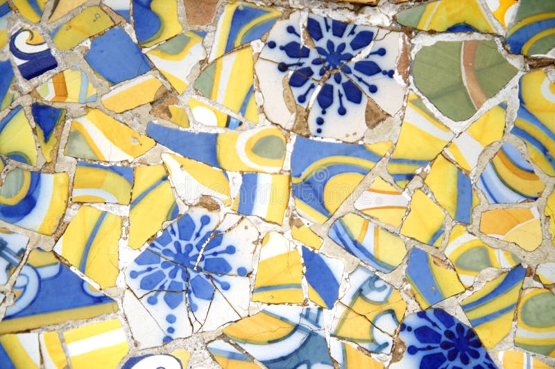 Tiled Bench in Parc Guell