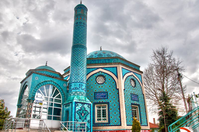 Tiled mosque in Kutahya, Turkey