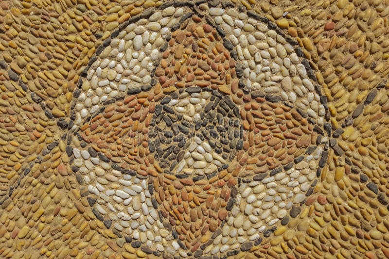 Tiled stones colorful pattern stock photos