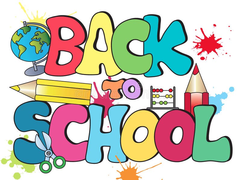 tillbaka skola till royaltyfri illustrationer tillbaka skola till royaltyfri illustrationer