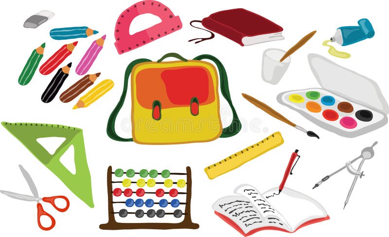 tillbehörskola stock illustrationer tillbehörskola stock illustrationer