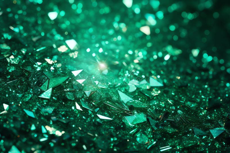 Tilldragande textur för smaragglitter stock illustrationer