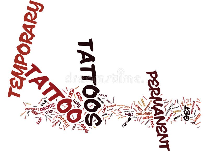 Tillfälligt begrepp för moln för ord för tatueringtextbakgrund royaltyfri illustrationer Tillfälligt begrepp för moln för ord för tatueringtextbakgrund royaltyfri illustrationer