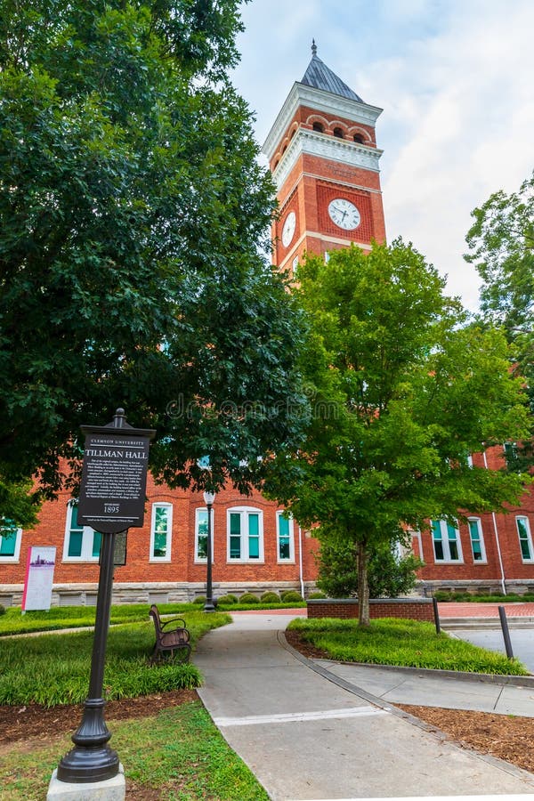 Tillman Hall on the Clemson University Campus Stock Photo Image of