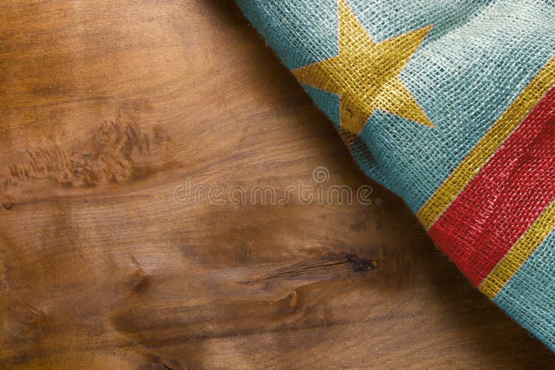 Tillstånd av Kongoflodenflaggan royaltyfria bilder Tillstånd av Kongoflodenflaggan royaltyfria bilder