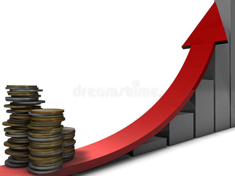 3d rendering to symbolize growth of income. Can be used for business purpose as well as for every area where a positive trend needs to be used. Free area can be used for text, etc. 3d rendering to symbolize growth of income. Can be used for business purpose as well as for every area where a positive trend needs to be used. Free area can be used for text, etc.