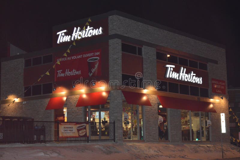 Delicious Cofee, Bagel and Potato Pancake at Tim Hortons, Montreal Quebec,  Canada Editorial Photography - Image of horton, nice: 162568602