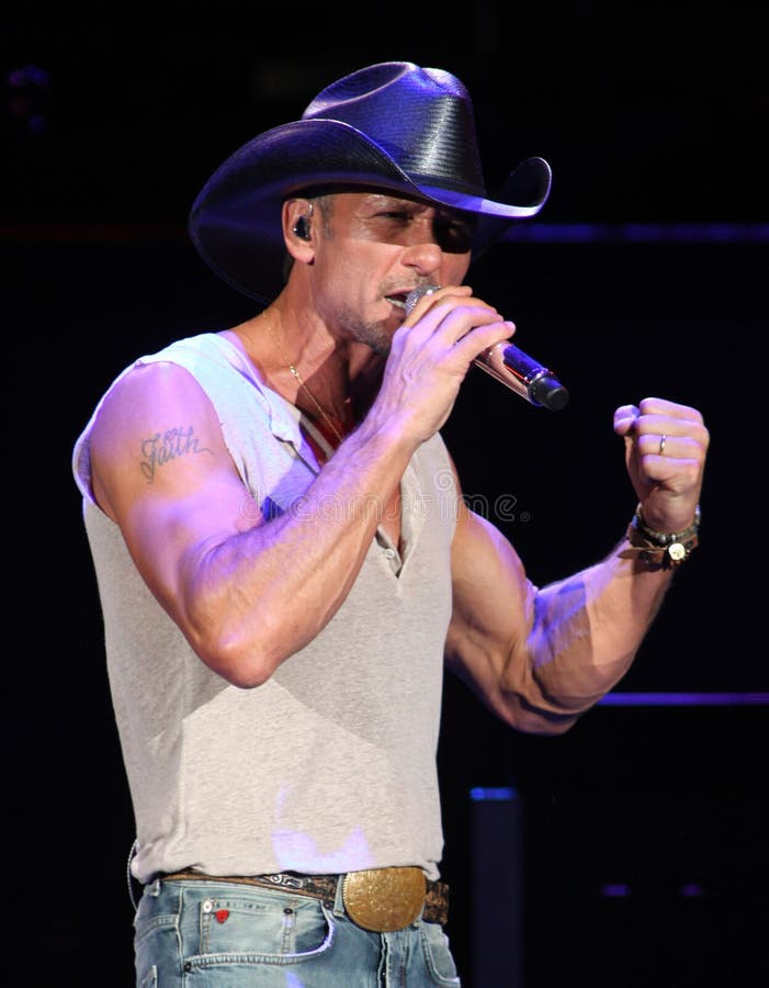 Tim McGraw Performs In Concert Editorial Stock Photo Image of singer