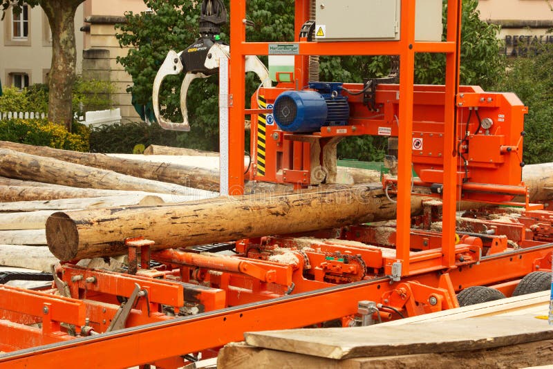 Timber making equipment editorial image. Image of industry 75800165