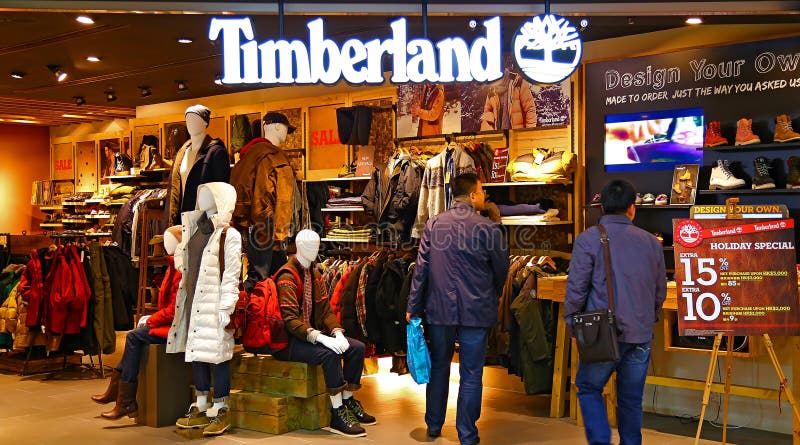 Timberland Retail Store Hong Kong Editorial Stock Photo - Image of sale ...