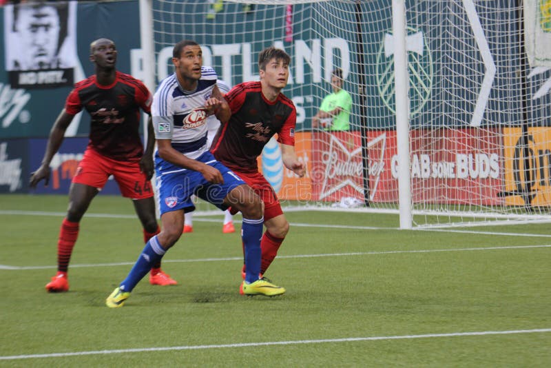 Timbers vs Dallas editorial image. Image of arena, player 41507735