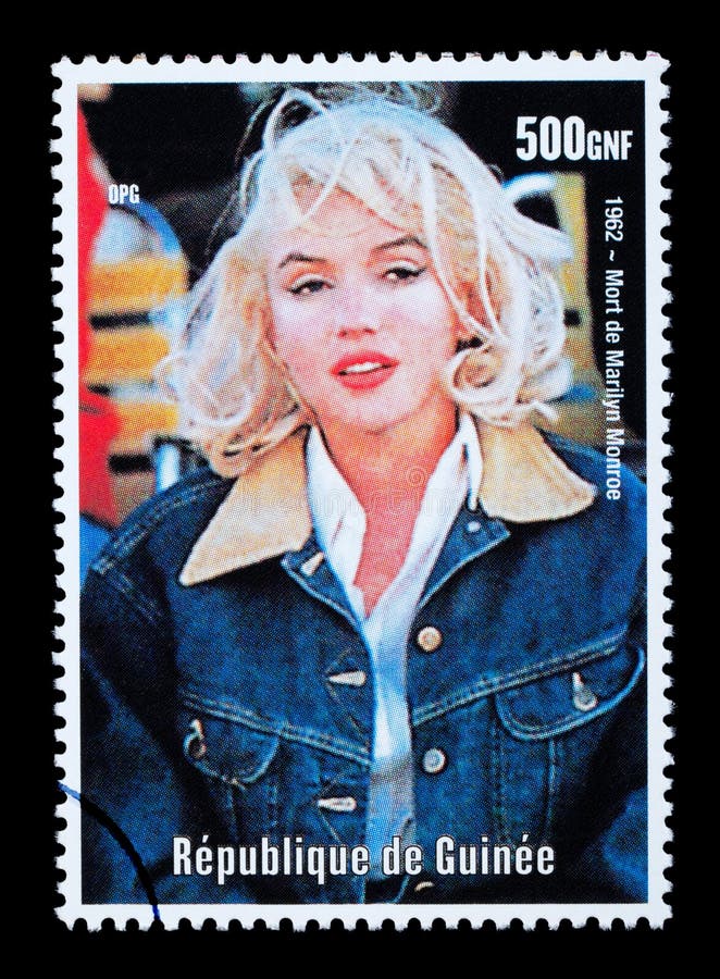 Timbreposte De Marilyn Monroe Photo éditorial Illustration du mort