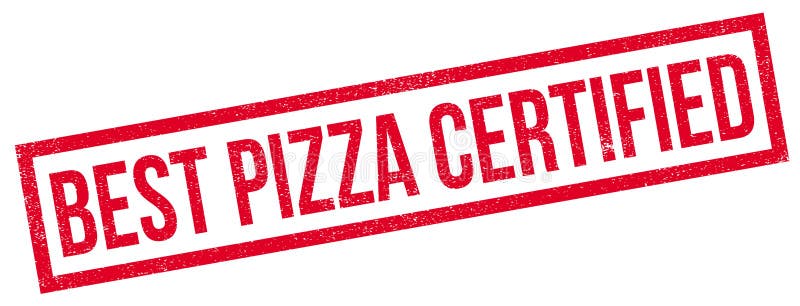 Timbro Fedelt&agrave; Per Pizzerie - Inchiostro Nero, Logo Pizza, Per Carte E Cartoni