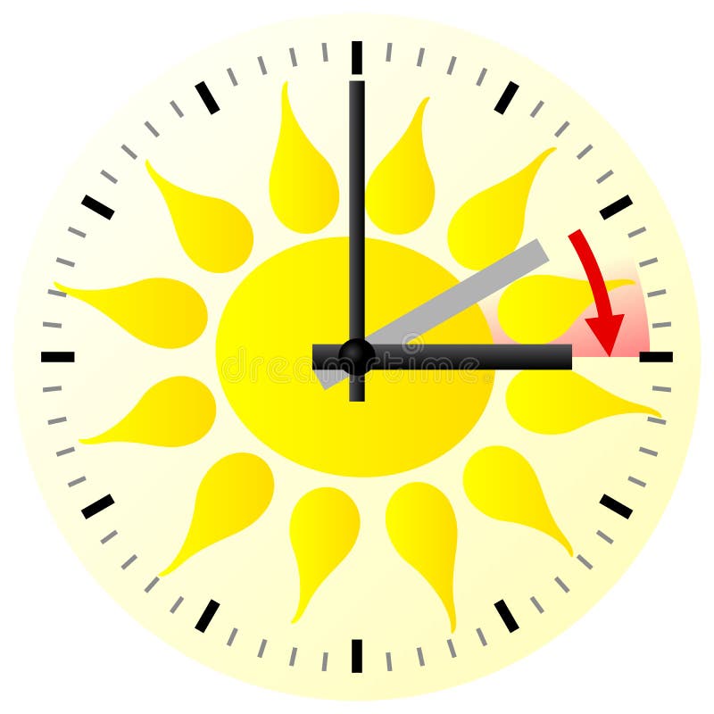 Time Change To Standard Time Stock Vector Illustration of time, zone