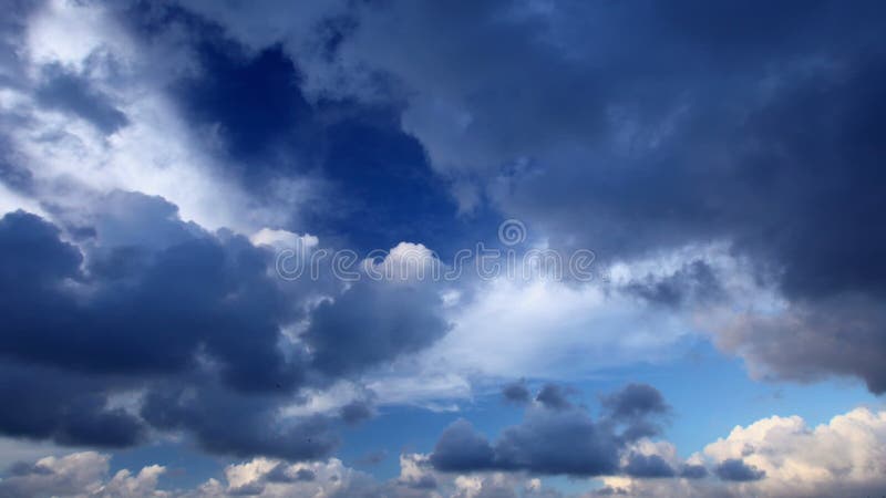 Time lapse of cloudy sky