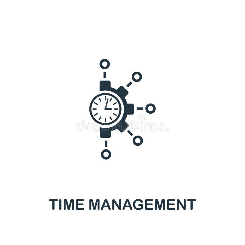 Effective Time Control icon. Simple element from productive work