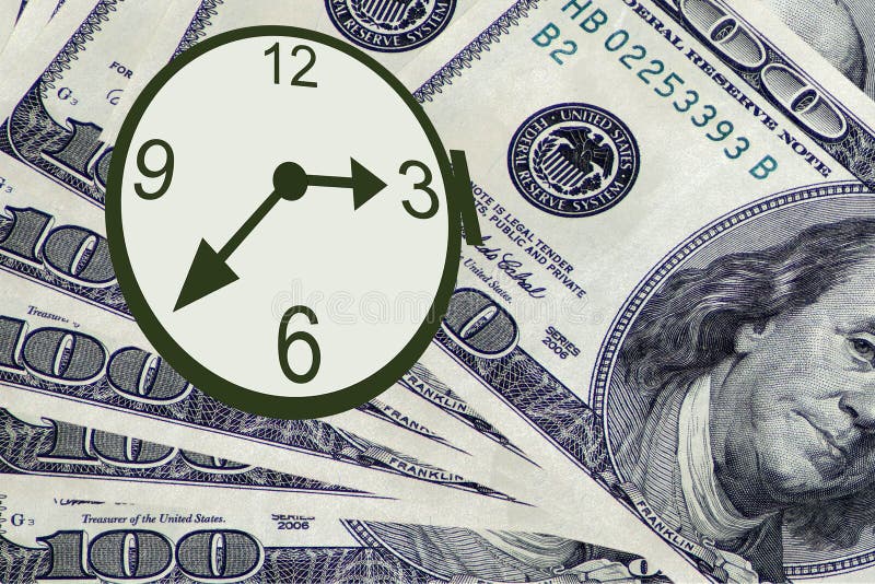 Time is Money . Watch and Dollars Stock Photo Image of arrow, dollars