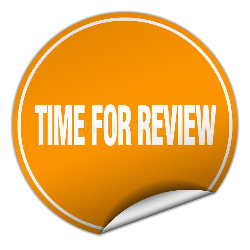 Review Time Sticker Stock Illustrations – 235 Review Time Sticker Stock ...