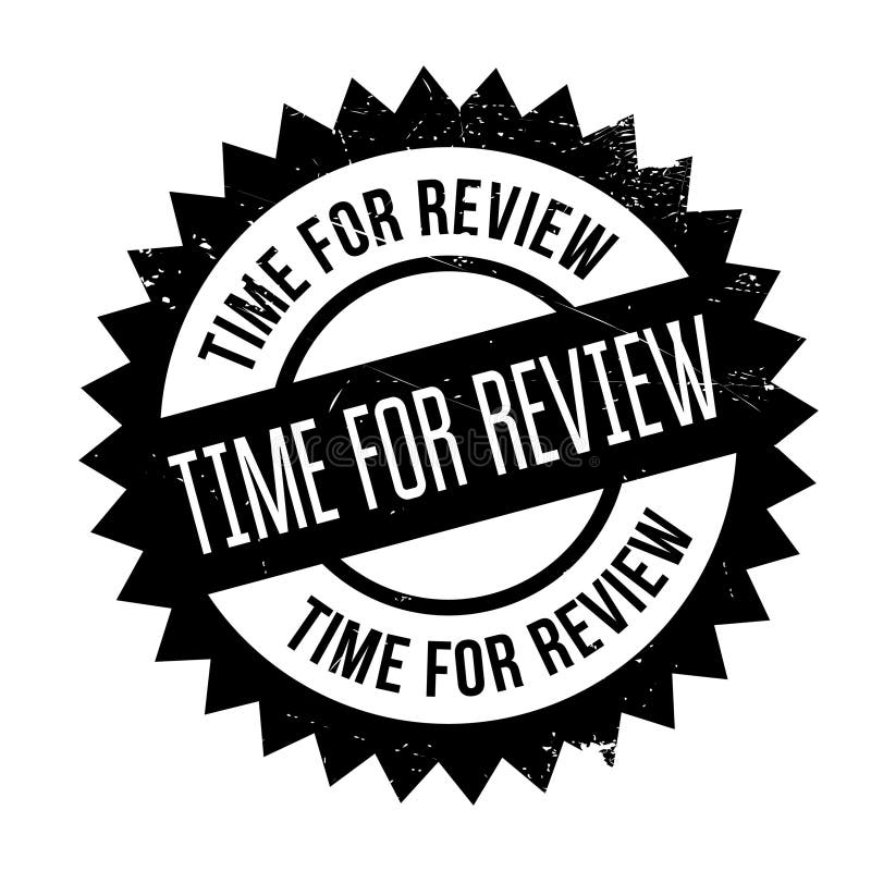 Time for review stamp stock vector. Illustration of essay - 83303903