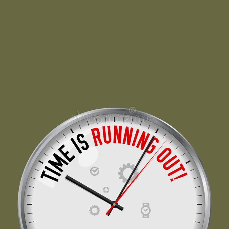 Time Running Out Clock Stock Illustrations 1,379 Time Running Out Clock Stock Illustrations