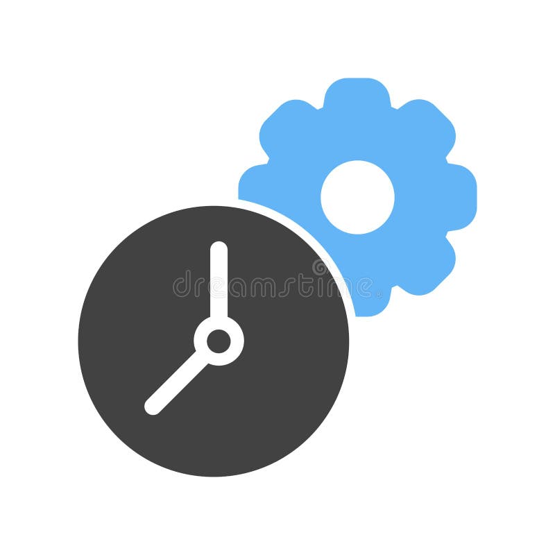 Time Settings royalty free illustration