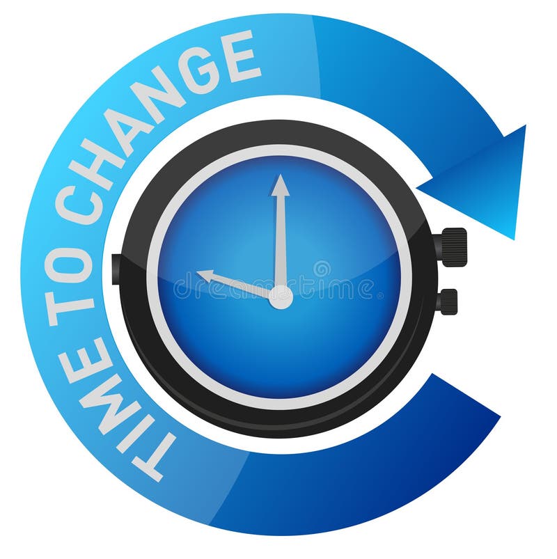 Time To Change Concept Illustration Stock Vector Image 22794838