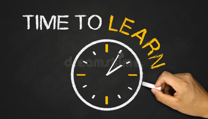 time to learn stock image time to learn stock image