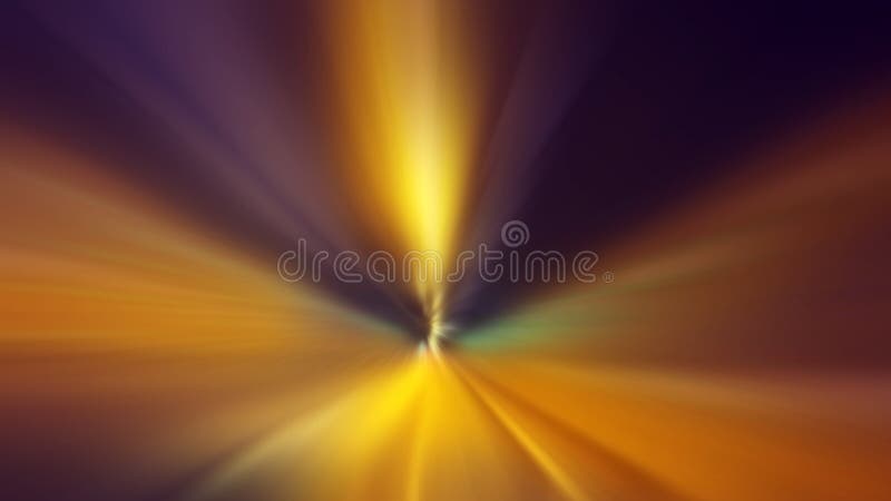 Time travel concept, fast speed motion through the tunnel