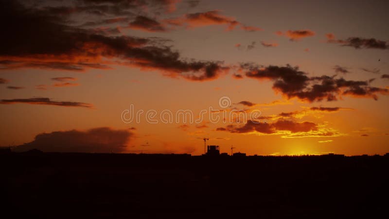 Timelapse de atardecer urbano