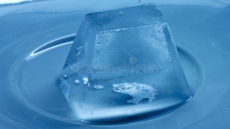 Timelapse of melting of ice cube