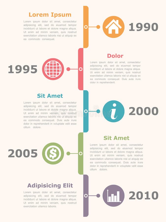 Timeline Infographics stock vector. Illustration of infograph - 50817355