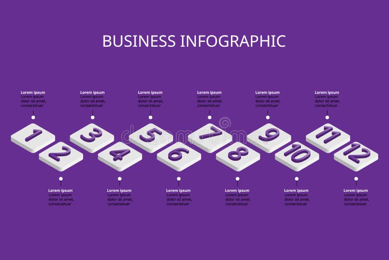 Timeline Step Chart Template for Infographic for Presentation for 12 Timeline Step Chart Template for Infographic for Presentation for 12