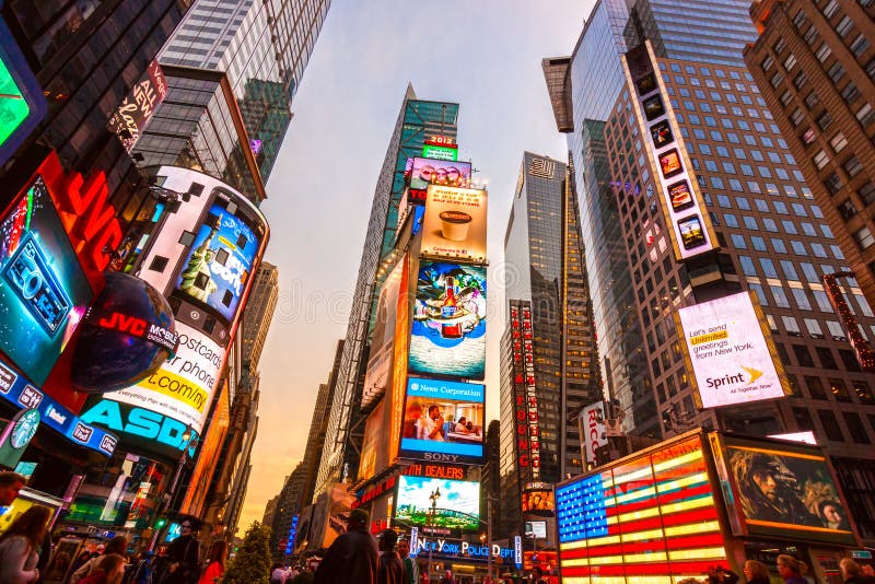 Times Square, New York City, EUA. Imagem de Stock Editorial - Imagem de  pedestres, bonito: 24288839